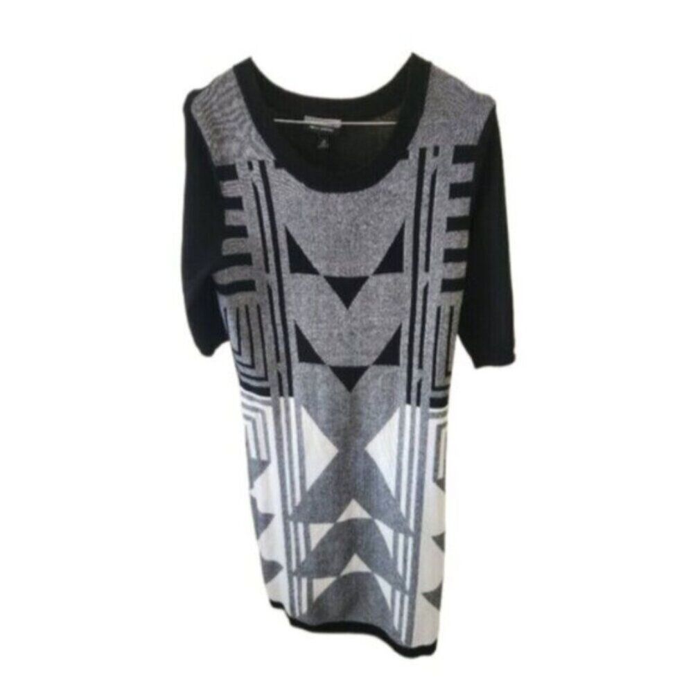 Allison Brittney 3/4 Sleeve Sweater Dress